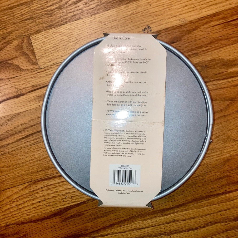 Calphalon Nonstick 9” Springform Pan - Gray - NWT - Picture 2 of 6